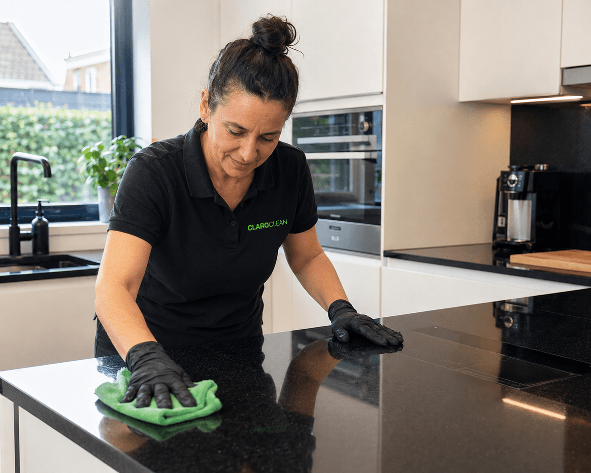 Claro Clean cleaner in a kitchen