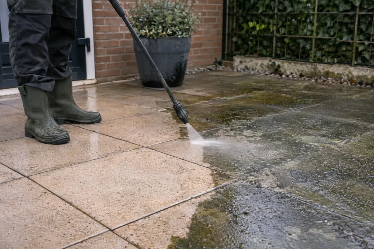 Pressure washing